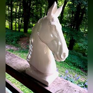 Horse Statue 19" Vintage